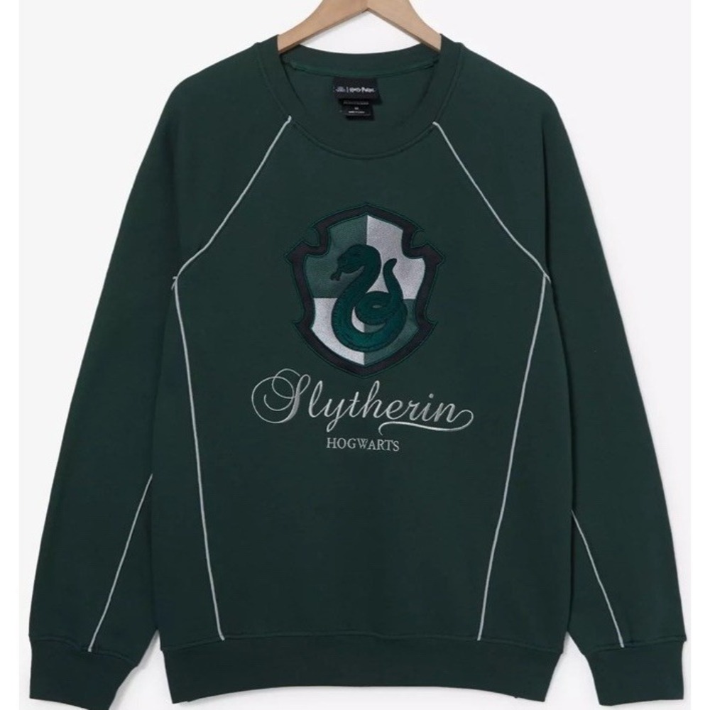 New Box Lunch‎ Wizarding World Harry Potter Slytherin Hogwarts Crewneck Green M